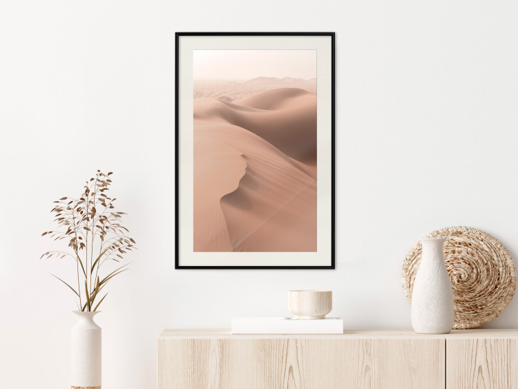 Wall Poster Sandy Space - landscape of sand dunes on brown desert 129719 additionalImage 20