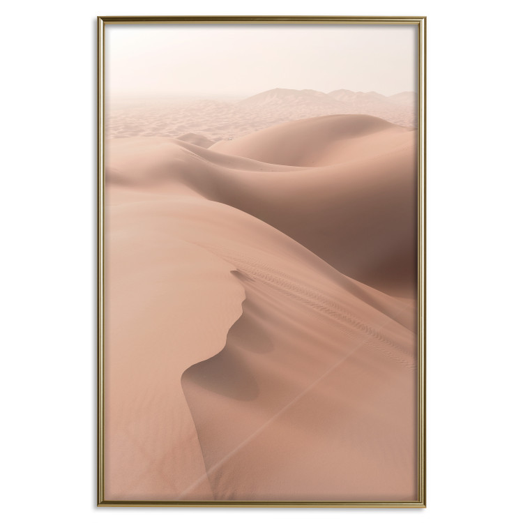 Wall Poster Sandy Space - landscape of sand dunes on brown desert 129719 additionalImage 16