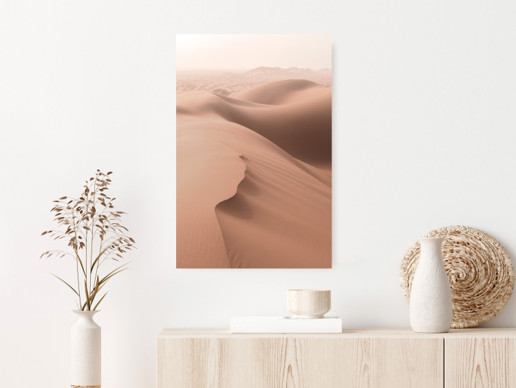 Wall Poster Sandy Space - landscape of sand dunes on brown desert 129719 additionalImage 4