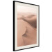 Wall Poster Sandy Space - landscape of sand dunes on brown desert 129719 additionalThumb 2