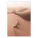 Wall Poster Sandy Space - landscape of sand dunes on brown desert 129719