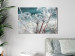 Canvas Print Autumn Hoarfrost (1-piece) Wide - frost landscape on plants 129819 additionalThumb 3
