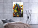 Canvas We Are Unity (1-piece) Vertical - colorful abstraction of figures 130419 additionalThumb 3
