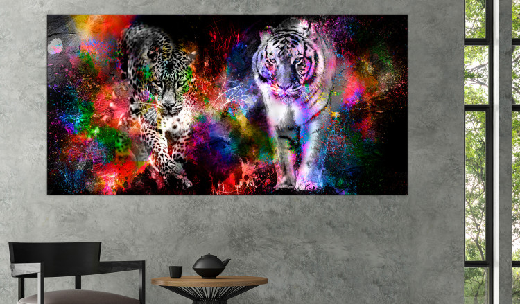 Large canvas print Colorful Cats II [Large Format] 131519 additionalImage 6