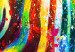 Canvas Zebra (1-piece) Wide - futuristic multi-colored animal 132019 additionalThumb 4