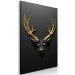 Canvas Golden Antlers (1 Part) Vertical 132219 additionalThumb 2