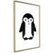 Poster Funny Penguin - black and small penguin on a solid white background 135219 additionalThumb 21