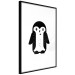 Poster Funny Penguin - black and small penguin on a solid white background 135219 additionalThumb 16