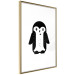 Poster Funny Penguin - black and small penguin on a solid white background 135219 additionalThumb 20