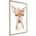 Poster Little Deer - funny portrait of an animal on a white contrasting background 135719 additionalThumb 13