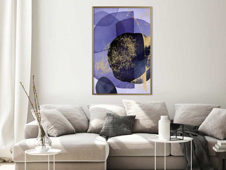Poster Purple Kaleidoscope - abstract composition of colorful patterns 138419 additionalImage 12