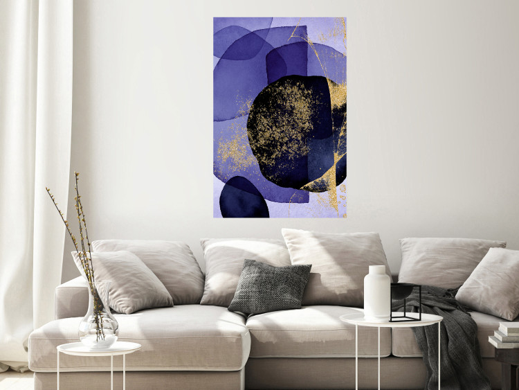Poster Purple Kaleidoscope - abstract composition of colorful patterns 138419 additionalImage 14