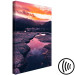 Canvas Art Print Slow Sunrise (1-piece) Vertical - calm water among rocks 138819 additionalThumb 6