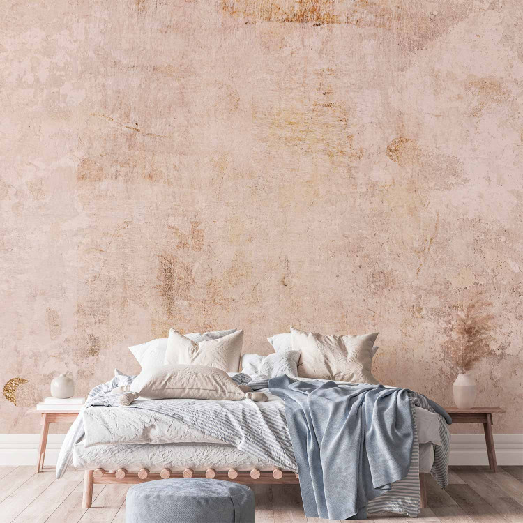 Photo Wallpaper Scandi boho with texture - solid background with pattern in sand colour 142519 additionalImage 2