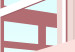 Poster Beach Vacation - Minimalist Pink Lifeguard Tower Against the Sky 144119 additionalThumb 3