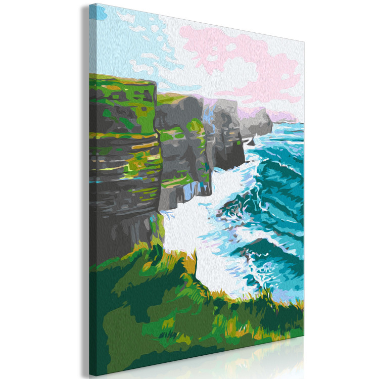 Paint by number Cliffs of Moher - Foaming Waves, Grassy Cliff and Pink Skies 144519 additionalImage 7