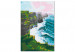 Paint by number Cliffs of Moher - Foaming Waves, Grassy Cliff and Pink Skies 144519 additionalThumb 6