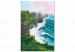 Paint by number Cliffs of Moher - Foaming Waves, Grassy Cliff and Pink Skies 144519 additionalThumb 4