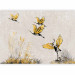 Photo Wallpaper Geese at Sunset - Birds Painted With Ink and Gold 146019 additionalThumb 5