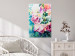 Canvas Print Pink Roses - Bouquet of Flowers and Plants Painted With Watercolor 149819 additionalThumb 3