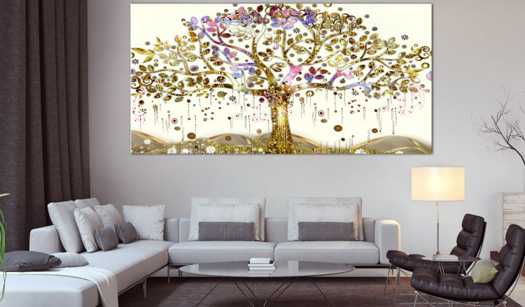 Large canvas print Golden Tree with Purple Leaves II [Large Format] 150819 additionalImage 6