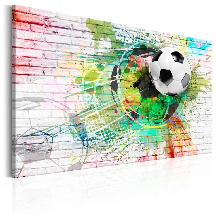 Large canvas print Colorful Sport (Football) [Large Format] 150919 additionalImage 3