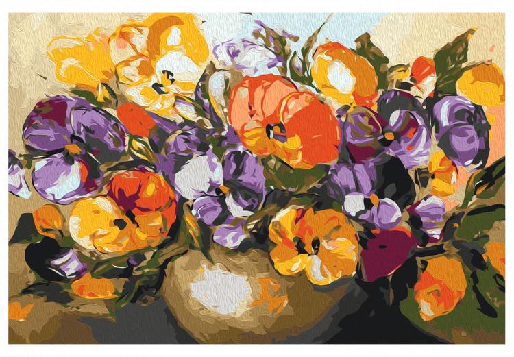 Paint by number Vase Of Pansies 107129 additionalImage 7