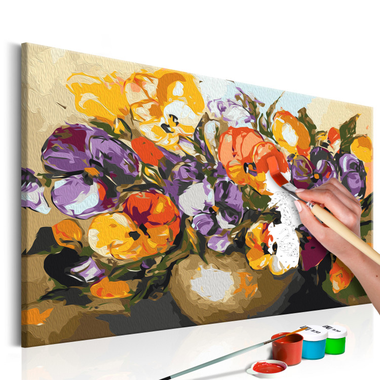 Paint by number Vase Of Pansies 107129 additionalImage 3