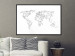 Poster Geometric World Map - continents made up of geometric figures 117229 additionalThumb 23