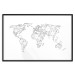 Poster Geometric World Map - continents made up of geometric figures 117229 additionalThumb 17