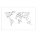 Poster Geometric World Map - continents made up of geometric figures 117229 additionalThumb 25