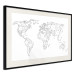 Poster Geometric World Map - continents made up of geometric figures 117229 additionalThumb 14