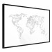 Poster Geometric World Map - continents made up of geometric figures 117229 additionalThumb 12