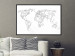 Poster Geometric World Map - continents made up of geometric figures 117229 additionalThumb 9
