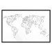 Poster Geometric World Map - continents made up of geometric figures 117229 additionalThumb 18