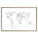 Poster Geometric World Map - continents made up of geometric figures 117229 additionalThumb 14