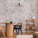 Modern Wallpaper Cement Terrazzo (Light Grey) 118029 additionalThumb 6