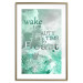 Poster Wake up Beauty It's Time to Beast - text on an abstract cloud background 123129 additionalThumb 14
