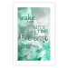 Poster Wake up Beauty It's Time to Beast - text on an abstract cloud background 123129 additionalThumb 19