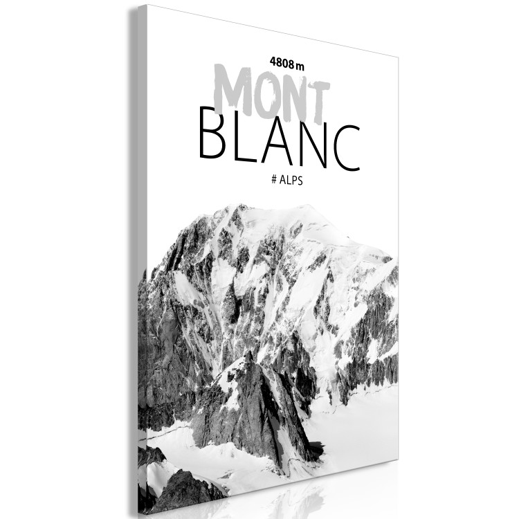 Canvas Print Mont Blanc (1 Part) Vertical 123729 additionalImage 2