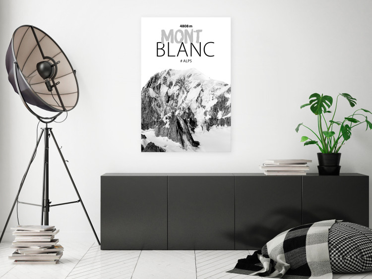 Canvas Print Mont Blanc (1 Part) Vertical 123729 additionalImage 3