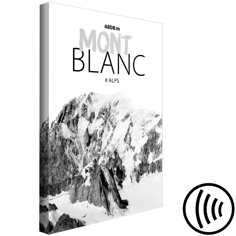 Canvas Print Mont Blanc (1 Part) Vertical 123729 additionalImage 6