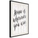 Wall Poster Home Is Wherever You Are - black English text on a wooden background 125229 additionalThumb 3