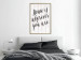 Wall Poster Home Is Wherever You Are - black English text on a wooden background 125229 additionalThumb 5