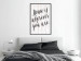 Wall Poster Home Is Wherever You Are - black English text on a wooden background 125229 additionalThumb 3