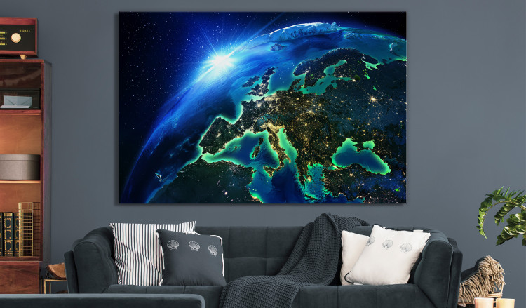 Large canvas print The Blue Planet [Large Format] 128629 additionalImage 6