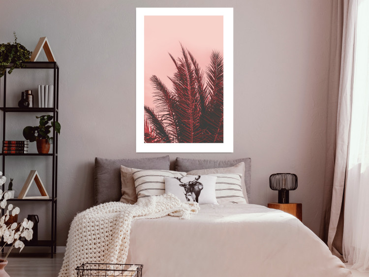 Wall Poster Palms at Sunset - botanical composition with tropical plants 128829 additionalImage 3