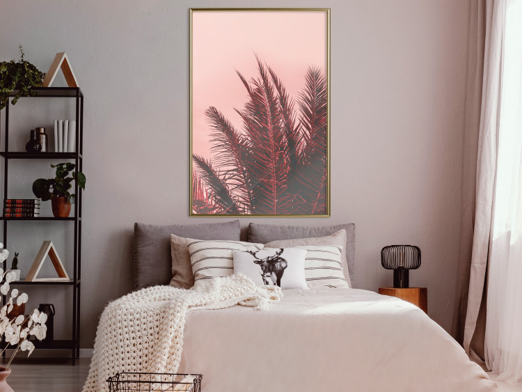 Wall Poster Palms at Sunset - botanical composition with tropical plants 128829 additionalImage 5