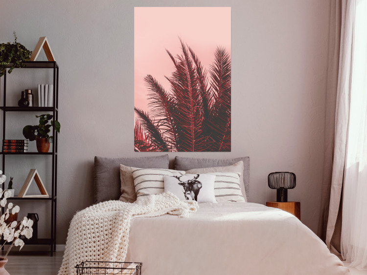 Wall Poster Palms at Sunset - botanical composition with tropical plants 128829 additionalImage 2