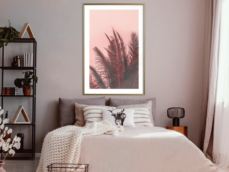 Wall Poster Palms at Sunset - botanical composition with tropical plants 128829 additionalImage 13